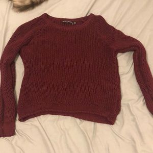 Crop top sweater